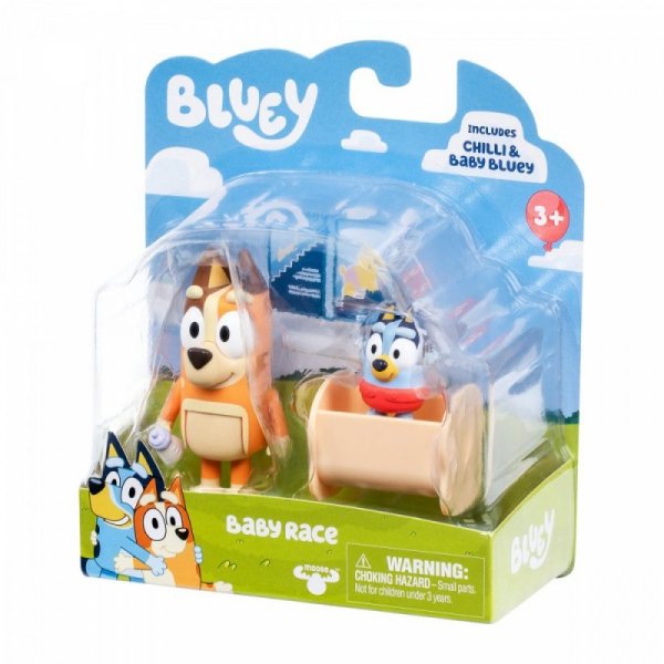 Tm Toys Zestaw figurek Bluey 2-pak Baby Bluey i Chilli
