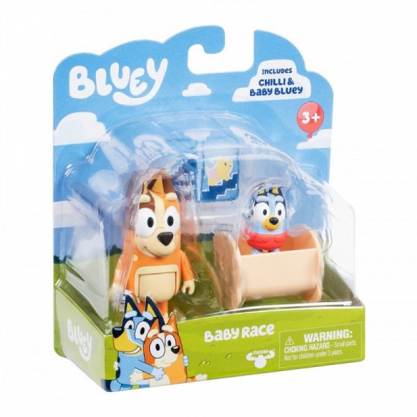 Tm Toys Zestaw figurek Bluey 2-pak Baby Bluey i Chilli