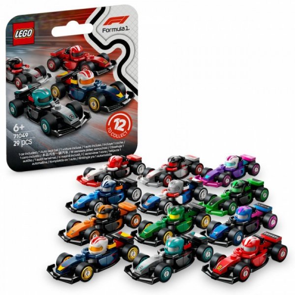 LEGO Klocki Minifigures 71049 Kolekcjonerski bolid F1 (display 36 sztuk)
