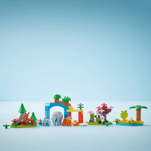 LEGO Klocki DUPLO 10446 Rodziny dzikich zwierząt 3 w 1