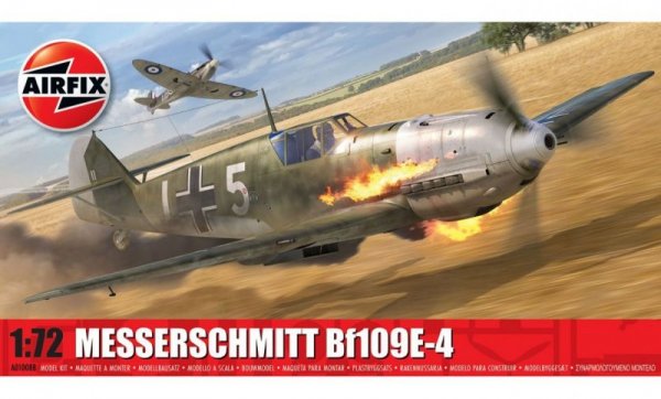 Airfix Model plastikowy Messerschmitt Bf109E-4 1/72