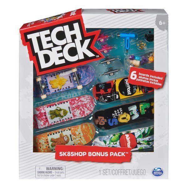 Spin Master Zestaw 6 deskorolek Tech Deck Almost
