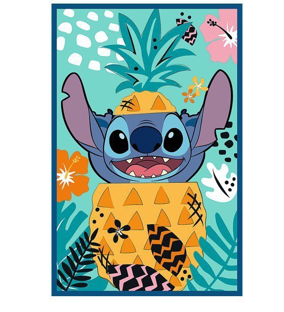 Trefl Puzzle 3x80 elementów Stitch świat