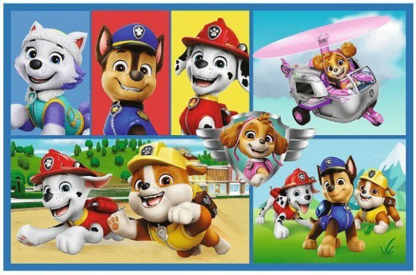 Trefl Puzzle 2x70 elementów Psi Patrol rządzi