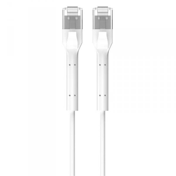 Extralink Patchcord kat.6a U/FTP 1Gbps miedź kabel sieciowy skrętka, łamana końcówka 10m biały