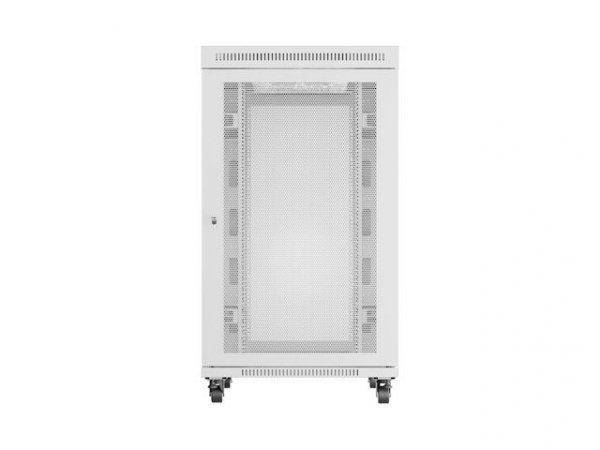Lanberg Szafa instalacyjna rack stojąca 19 cali 27U 800x1000 drzwi perforowane LCD szara (Flat pack)
