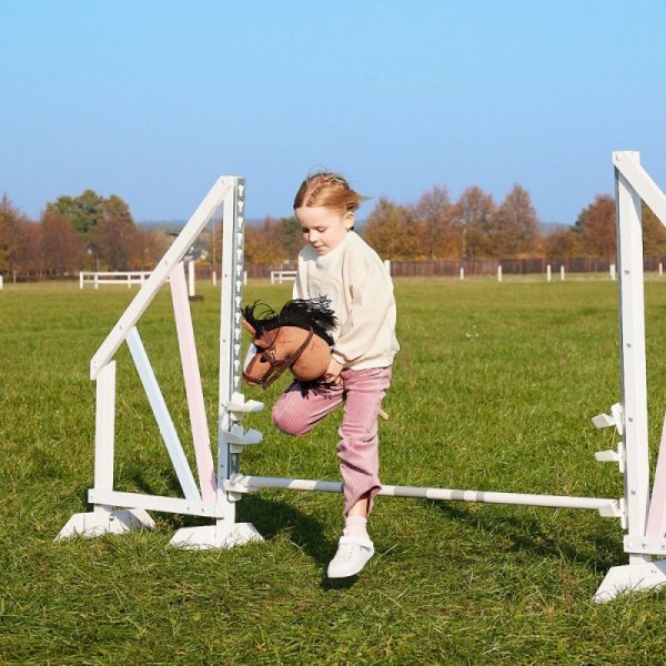 Tootiny Koń na kiju Hobby Horse HOPPIHORSE A4 Bay - ciemny brąz, maść gniada