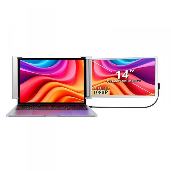 Extralink Przenośne monitory do laptopa Smart Life S14  14&#039;&#039; 2 monitory,  IPS,1920x1200