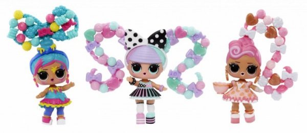 MGA Lalka L.O.L. Surprise Hair Beads Tots Display 33 sztuki
