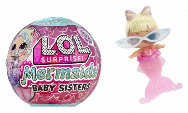 MGA Lalka L.O.L. Surprise Mermaids Baby Sisters display 12 sztuk