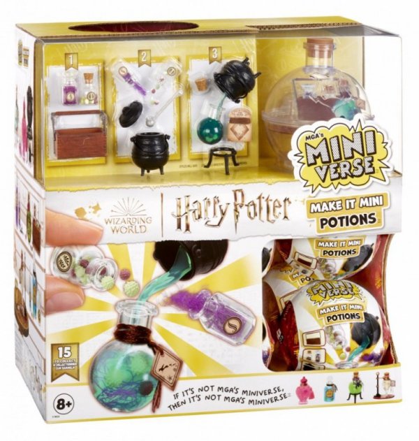 MGA Figurki Miniverse Make It Mini Harry Potter Display 15 sztuk