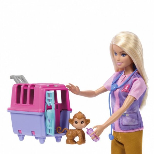 Mattel Lalka Barbie Ratowniczka zwierząt Kariera