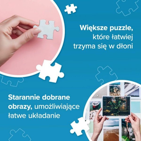 Trefl Puzzle 300 elementów EasyPiece Owady na łące; dla seniora