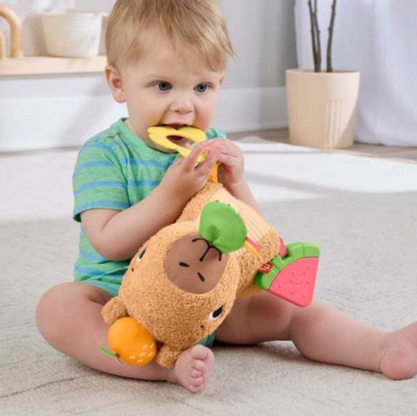 Fisher Price Kapibara sensoryczna przytulanka