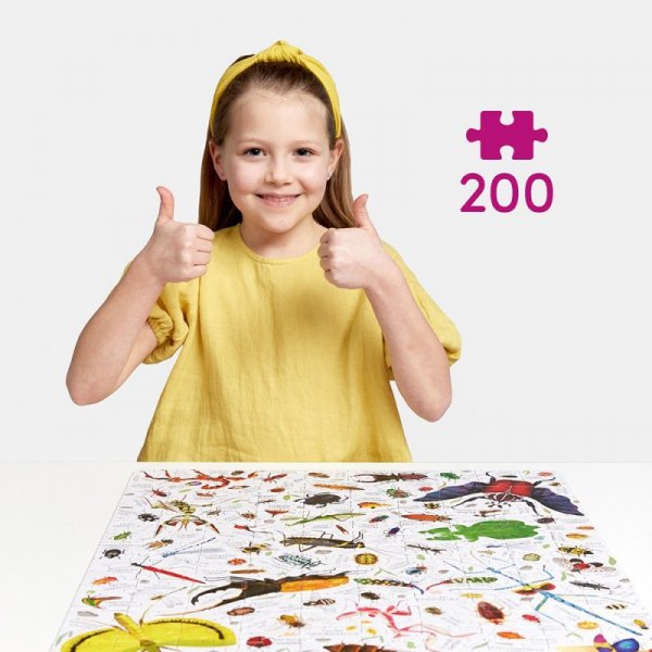 CzuCzu Puzzle Puzzlove Owady 200 elementów