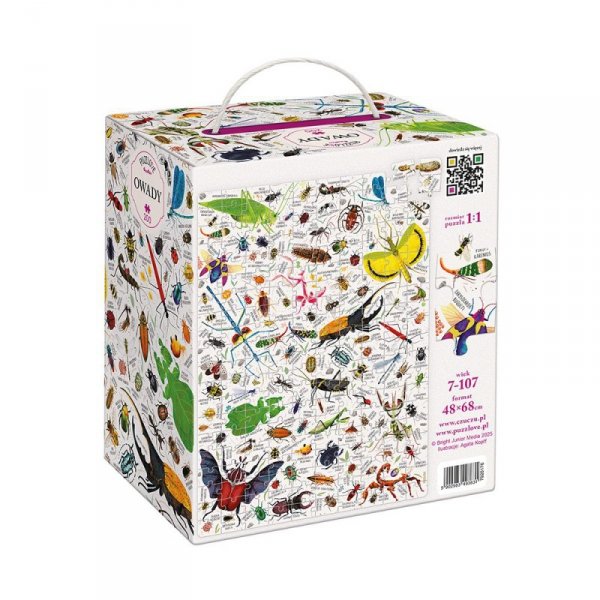 CzuCzu Puzzle Puzzlove Owady 200 elementów