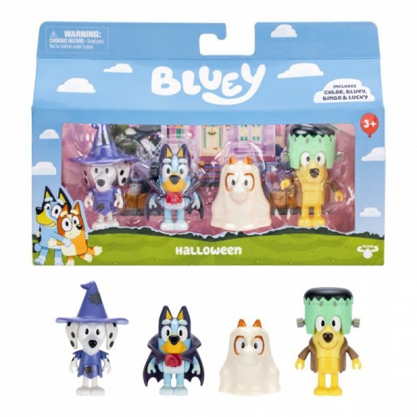 Tm Toys Bluey Figurki Bal przebierańców 4-pak