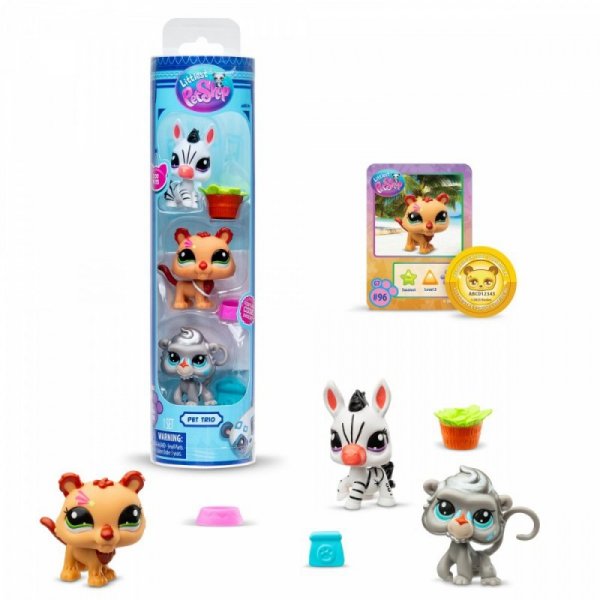 Tm Toys Figurki Littlest Pet Shop Tuba 3-pak