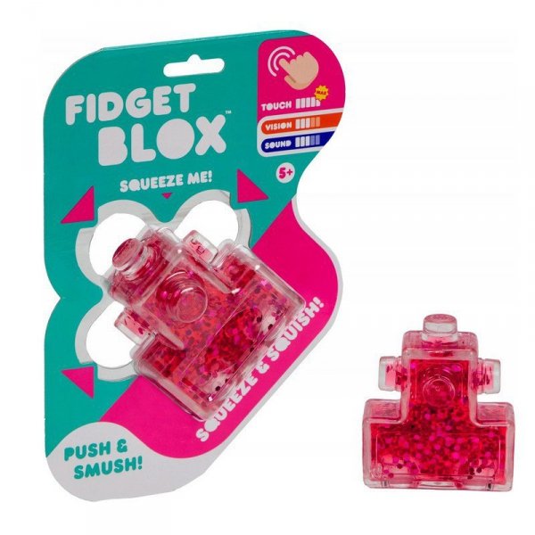 Goliath Spinner Fidget Blox Squeeze Me czerwony