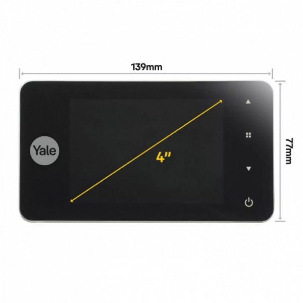 YALE HOME Elektroniczny wizjer drzwiowy DDV 4500