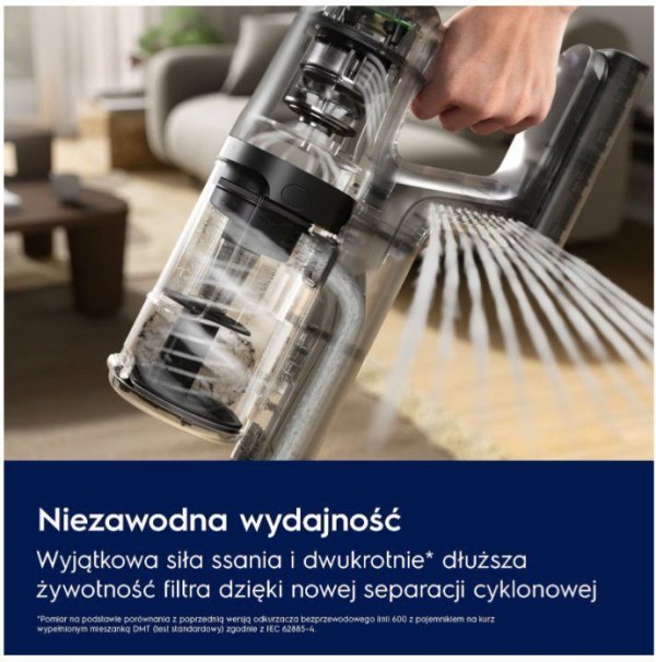 Electrolux Odkurzacz pionowy Hygienic 600  EP61HB21UV