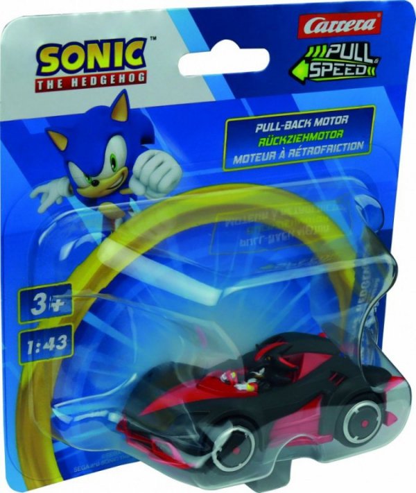 Carrera Pojazd Pull & Speed (pull-back) Sonic - Team Sonic Racing Shadow