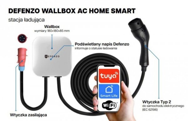 Defenzo Stacja ładowania Wallbox Home AC11 SMART