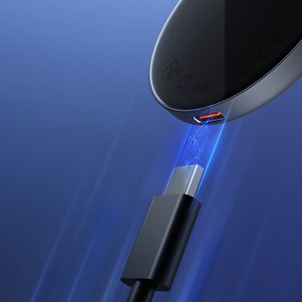 AUKEY LC-MC10 Qi2 MagSafe 15W 3A USB-C ładowarka bezprzewodowa