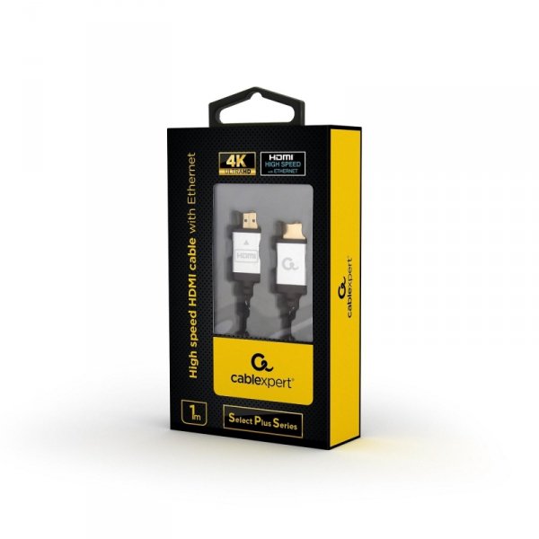 Kabel HDMI-HDMI M/M High Speed v1.4 4K UHD Ethernet seria &quot;Select Plus&quot; Gembird (1 m)