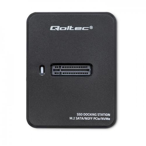 Stacja dokująca dysk&amp;oacute;w SSD M.2 SATA/PCIe NGFF/NVMe USB 3.1 Qoltec