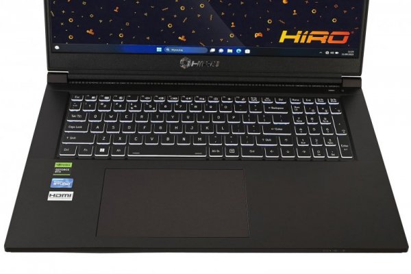 Laptop gamingowy HIRO KX760 17,3&#039;&#039;, 144Hz, i7 13620H, RTX 4060 8GB, 16GB RAM, 1TB SSD M.2, W11H