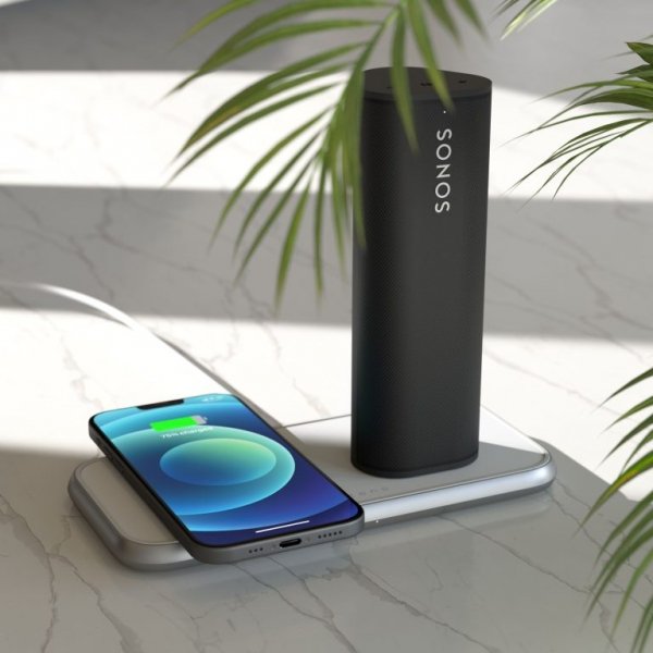 ZENS Dual Aluminium Wireless Charger - ładowarka bezprzewodowa do dwóch urządzeń (2x10W), z możliwością ładowania trzeciego urzą