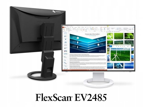EIZO FlexScan EV2485-WT - monitor 24,1&quot;, 1920 x 1200, WUXGA, 16:10 (biały)