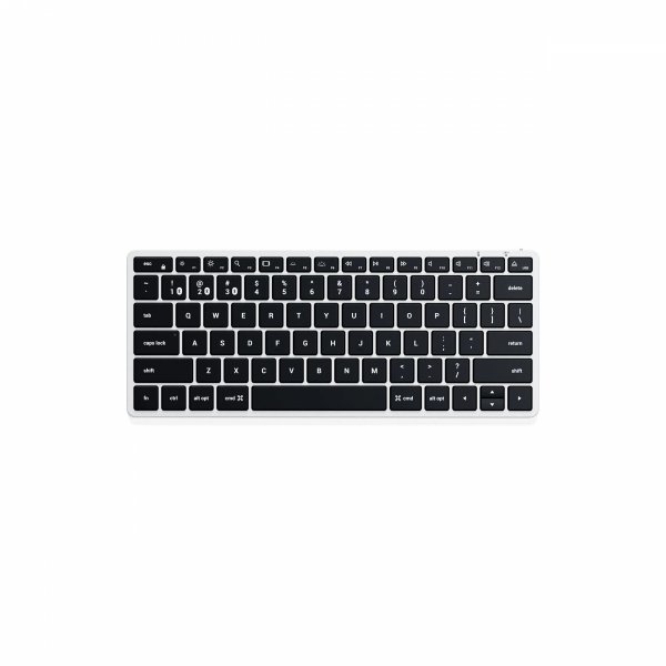 Satechi Slim X1 - klawiatura Bluetooth do trzech urządzeń USB-C (silver)