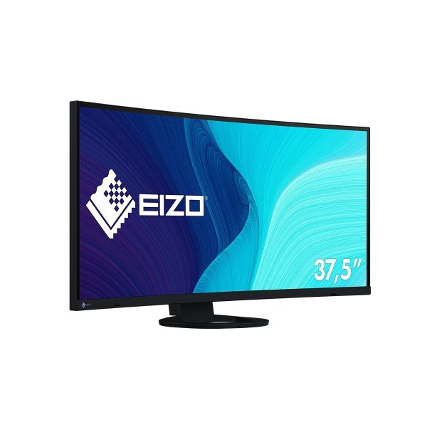 EIZO FlexScan EV3895-BK - monitor 37,5", 3840 x 1600, UW4K/WQHD+, 24:10, ultrawide z zakrzywionym ekranem, karta sieciowa (