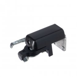 Uchwyt bezinwazyjny do montażu żaluzji 25mm czarny