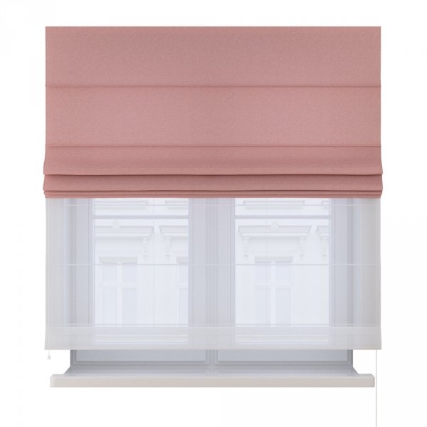 Roleta rzymska z firaną woalową