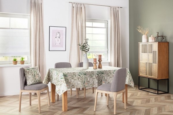 Roleta rzymska góra doł w jadalni