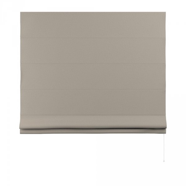 Roleta rzymska zaciemniająca na białym tle