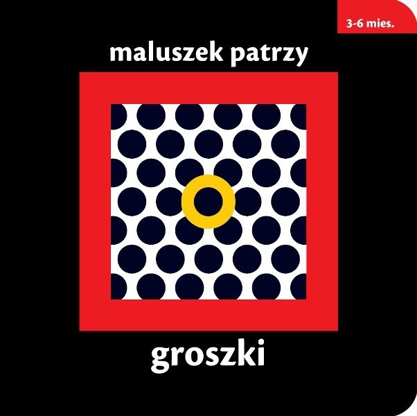 Maluszek patrzy groszki