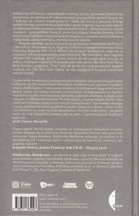 Cesarz wszech chorób. Biografia Raka