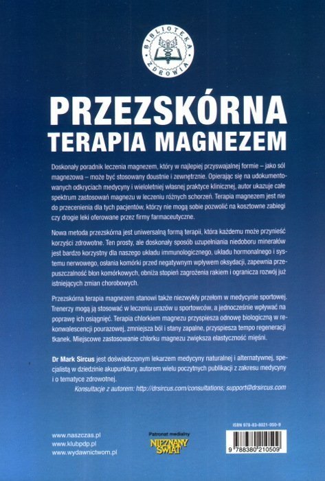 Leczenie magnezem Metoda przezskórna