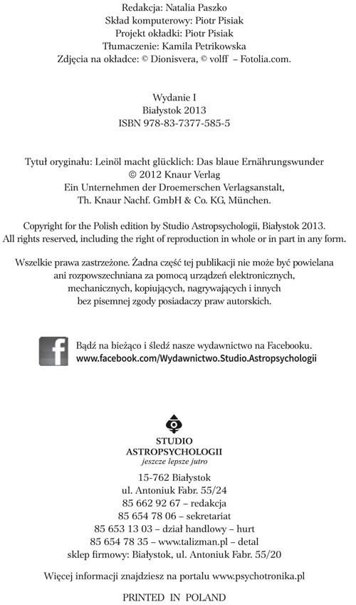 Cud oleju lnianego Źródło zdrowia i witalności