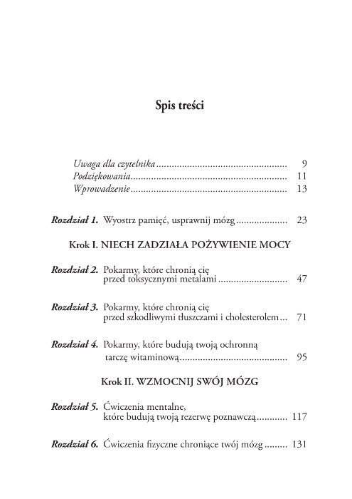 Żywność dla mózgu