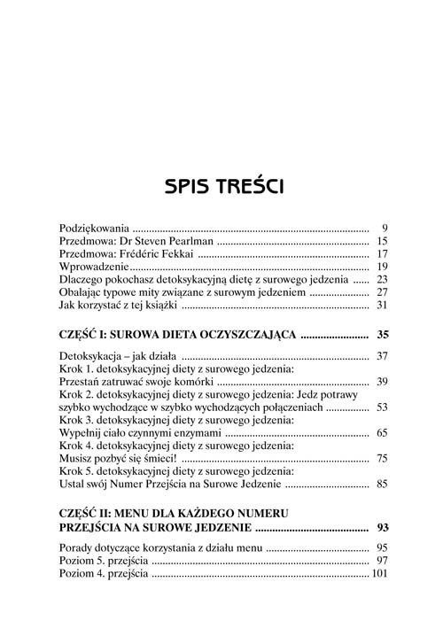 Surowa dieta oczyszczająca