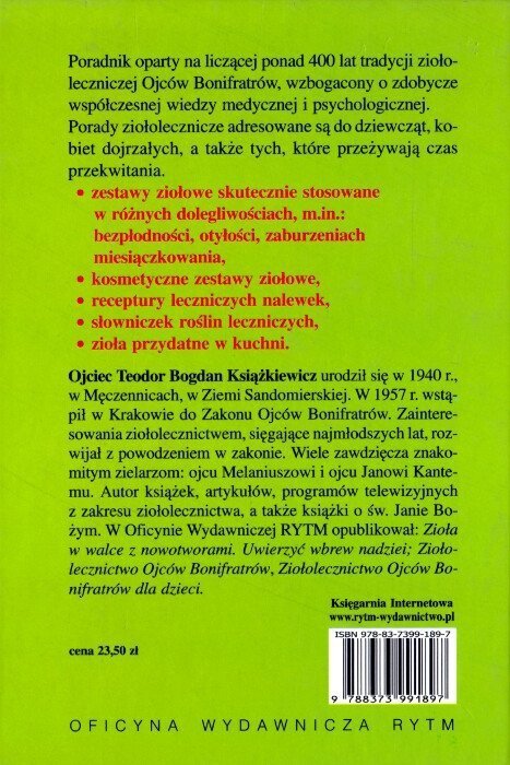 Ziołolecznictwo Ojców Bonifratrów dla kobiet