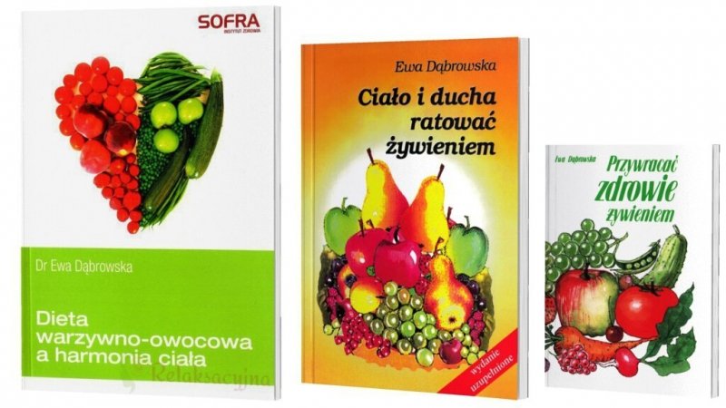 Ciało i ducha ratować żywieniem 3 książki