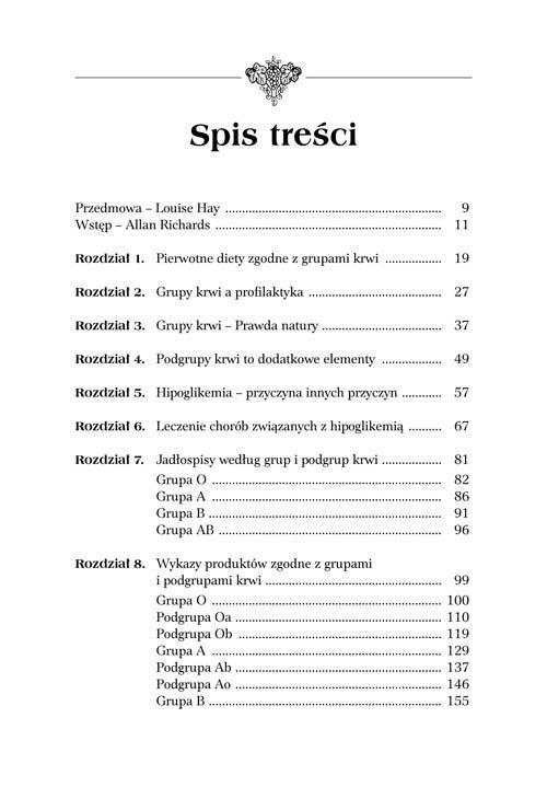 Zdrowie zgodne z grupą krwi