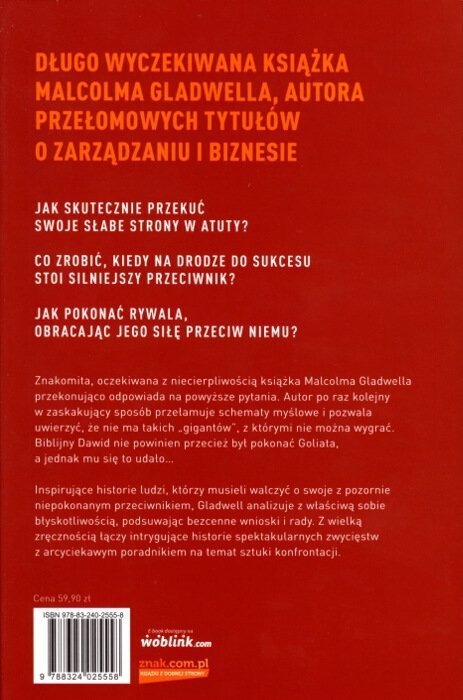 Dawid i Goliat. Jak skazani na niepowodzenie mogą pokonać gigantów