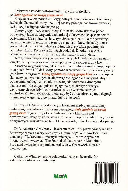 Gotuj zgodnie ze swoją grupą krwi